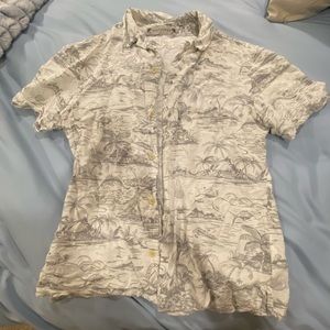 All Saints Hawaiian Button Down